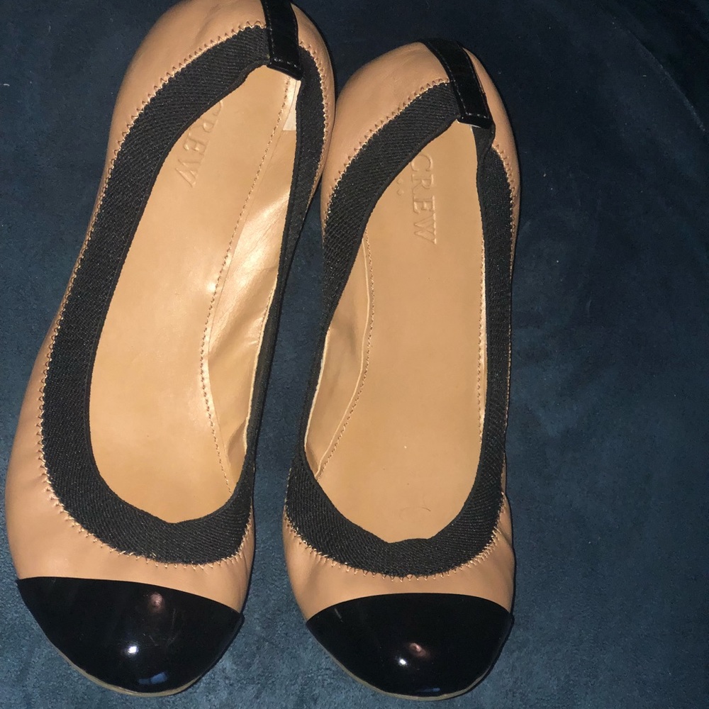 JCrew size 6 flats. Worn once